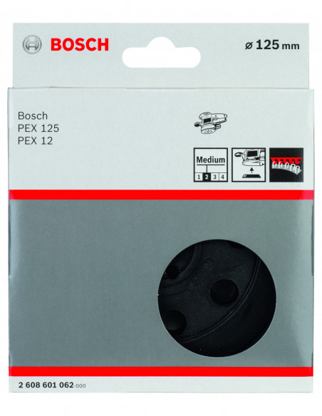 Plato de soporte medianos de 8 agujeros (Ø 125)