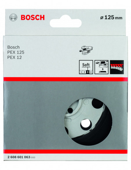 Plato de soporte suaves de 8 agujeros (Ø 125)