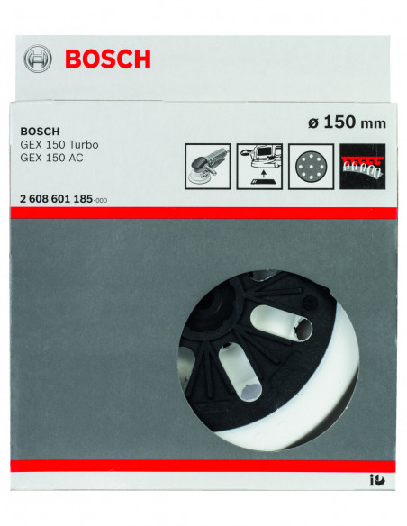 Plato de soporte medianos de 8 agujeros (Ø 150)