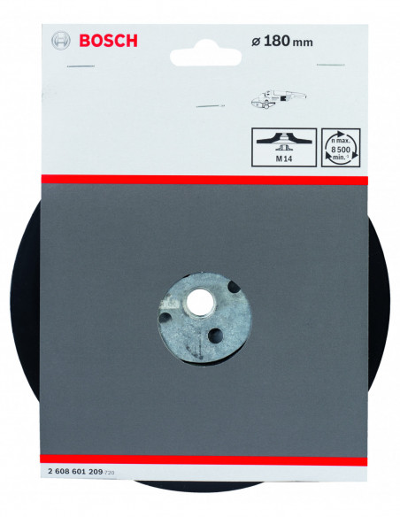 Plato de soporte blandos con rosca M14 para amoladoras angulares grandes