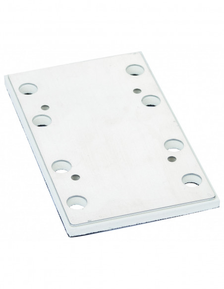 Placa lijadora para aplicaciones convencionales con fijación de gancho y bucle