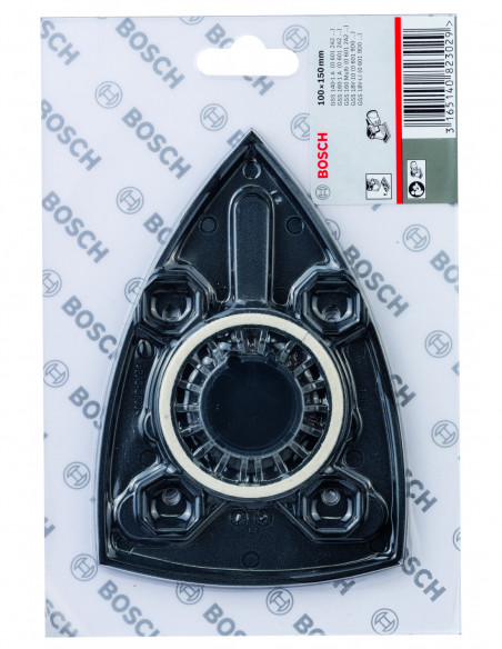 Placa lijadora compatibles con múltiples máquinas con fijación de gancho y bucle