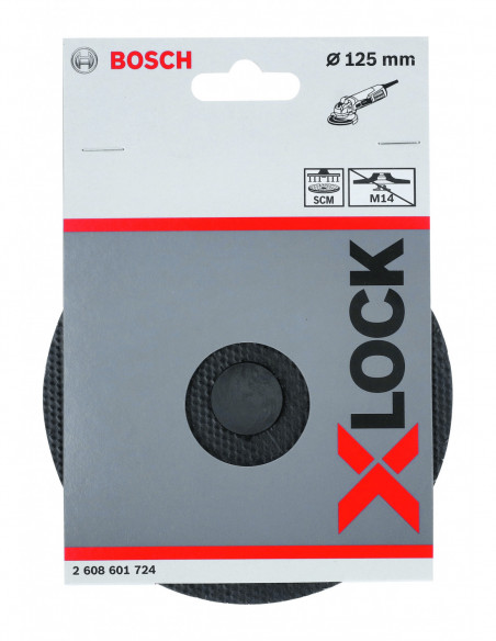 Plato de soporte X-LOCK SCM con pasador central