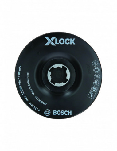 Plato de soporte X-LOCK SCM con pasador central