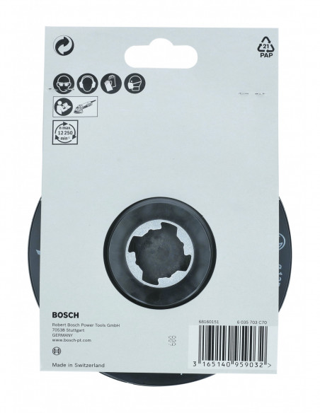 Plato de soporte X-LOCK SCM con pasador central