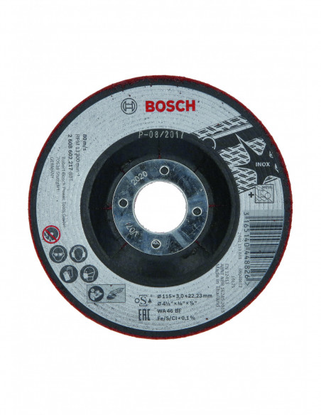 Comprar Muela de desbastar semiflexible (Ø 115). Ref: 2608602217