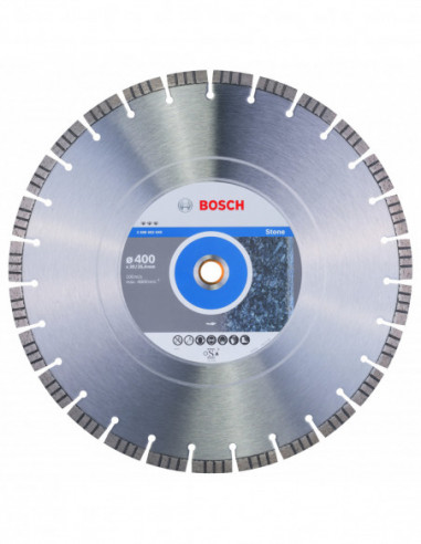 Comprar Disco de corte de diamante Best for Stone para sierras de mesa (Ø 400). Ref: 2608602649