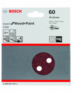 Comprar Papel de lija C430 Expert for Wood para lijadoras excéntricas. Ref: 2608605104 2