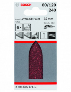 Comprar Papel de lija C430 Expert for Wood para lijadora delta. Ref: 2608605171 2