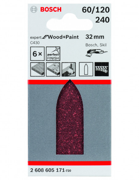 Papel de lija C430 Expert for Wood para lijadora delta