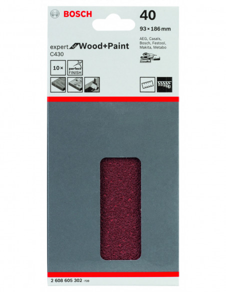 Papel de lija C430 Expert for Wood para lijadora orbitales
