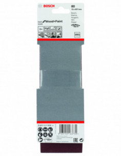 Comprar Banda de lija X440 Best for Wood and Paint para lijadora de banda. Ref: 2608606034 2