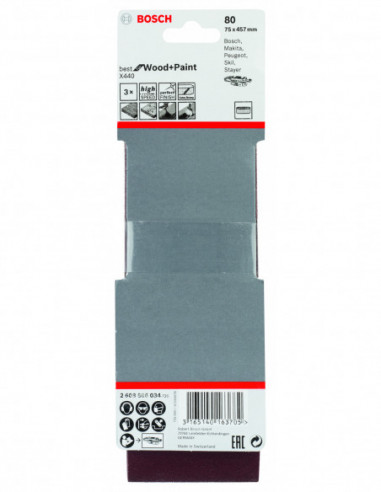 Banda de lija X440 Best for Wood and Paint para...