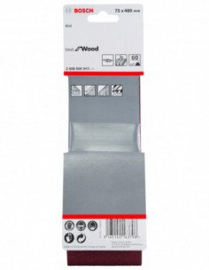 Comprar Banda de lija X440 Best for Wood and Paint para lijadora de banda. Ref: 2608606043 2