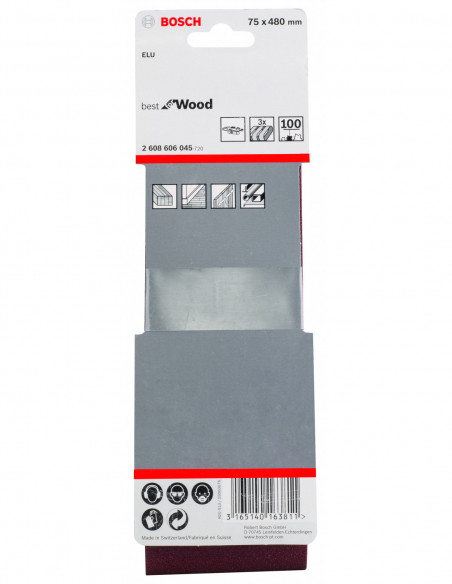 Banda de lija X440 Best for Wood and Paint para lijadora de banda