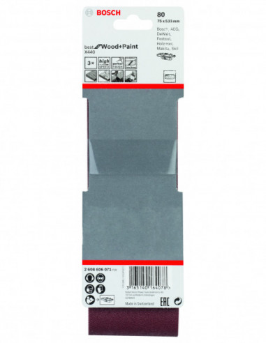 Banda de lija X440 Best for Wood and Paint para...