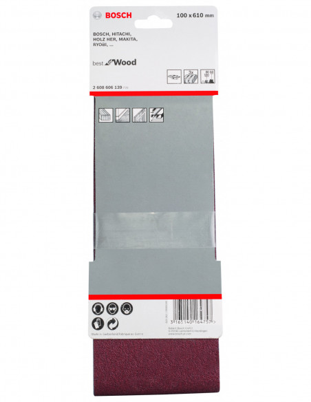 Banda de lija X440 Best for Wood and Paint para lijadora de banda