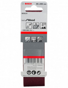 Comprar Banda de lija X440 Best for Wood and Paint para lijadora de banda. Ref: 2608606211 2