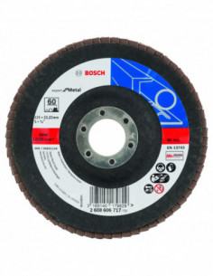 Comprar Disco de láminas X551 Expert for Metal, versión en ángulo para amoladoras pequeñas (Ø 125). Ref: 2608606717