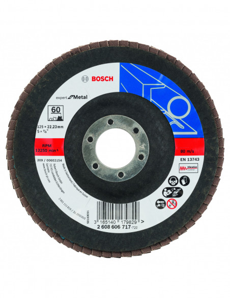 Comprar Disco de láminas X551 Expert for Metal, versión en ángulo para amoladoras pequeñas (Ø 125). Ref: 2608606717 Comprar Disco de láminas X551 Expert for Metal, versión en ángulo para amoladoras pequeñas (Ø 125). Ref: 2608606717