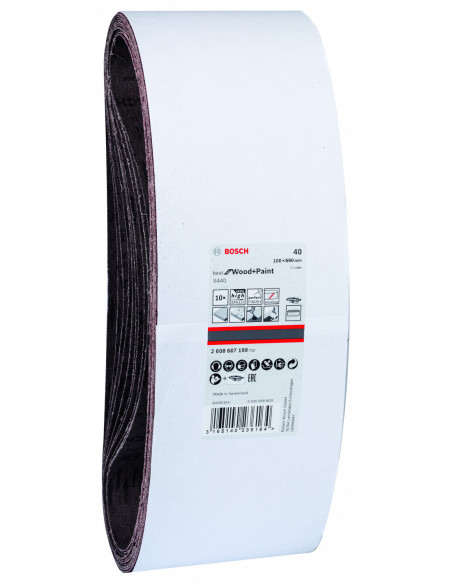 Banda de lija X440 Best for Wood and Paint para lijadora de banda