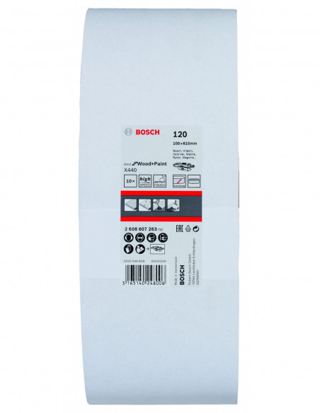 Banda de lija X440 Best for Wood and Paint para lijadora de banda