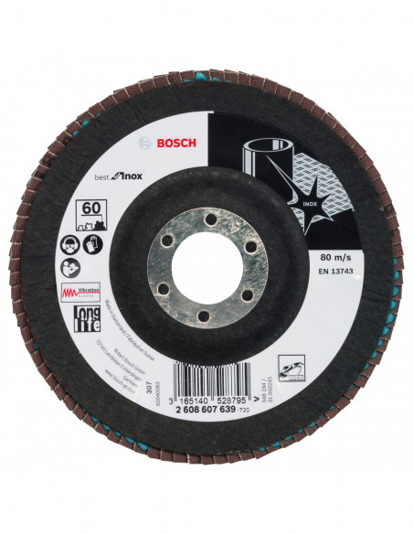 Comprar Disco de láminas X581 Best for Inox, versión en ángulo (Ø 125). Ref: 2608607639 Comprar Disco de láminas X581 Best for Inox, versión en ángulo (Ø 125). Ref: 2608607639