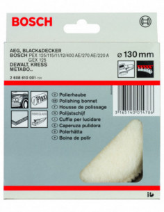 Comprar Caperuza de lana de oveja para pulidoras (Ø 130). Ref: 2608610001 2