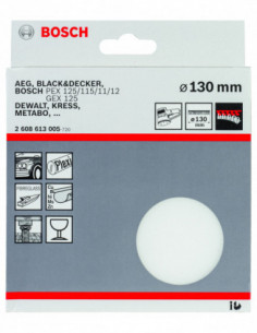 Comprar Disco de espuma para lijadora excéntricas (Ø 130). Ref: 2608613005 2