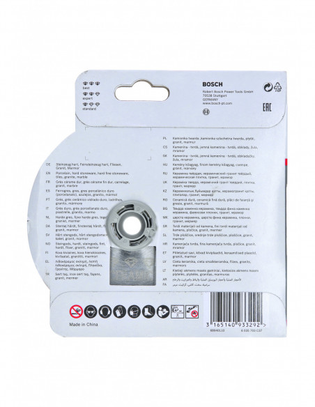 Disco de corte para cerámica "X-LOCK Best for Ceramic Extra Clean Turbo" (Ø 115)