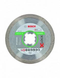 Comprar Disco de corte de diamante X-LOCK Standard for Ceramic para amoladoras angulares (Ø 110). Ref: 2608615136