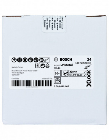 Disco de lija de fibra X-LOCK R444 Expert for...
