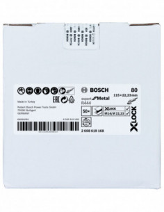 Comprar Disco de lija de fibra X-LOCK R444 Expert for Metal (Ø 115). Ref: 2608619168 2