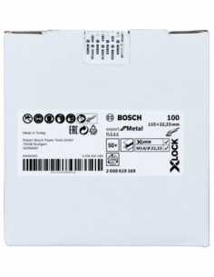 Comprar Disco de lija de fibra X-LOCK R444 Expert for Metal (Ø 115). Ref: 2608619169 2