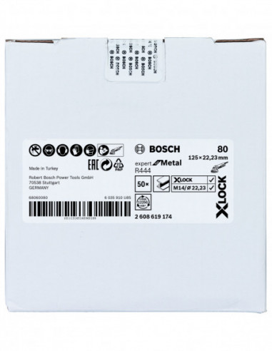 Disco de lija de fibra X-LOCK R444 Expert for...