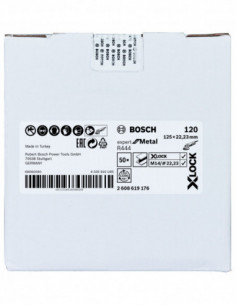 Comprar Disco de lija de fibra X-LOCK R444 Expert for Metal (Ø 125). Ref: 2608619176 2