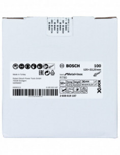 Comprar Disco de lija de fibra X-LOCK R780 Best for Metal and Inox (Ø 125). Ref: 2608619186 2