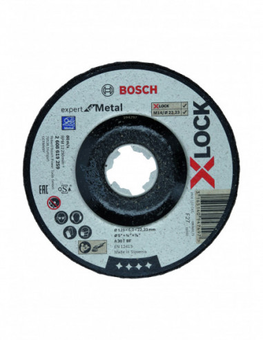 Comprar Disco de desbaste cóncavos "X-LOCK Expert for Metal" (Ø 125). Ref: 2608619259