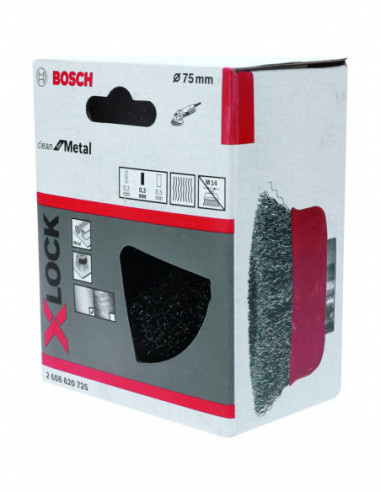 Cepillo de vaso ondulados Clean for Metal para...