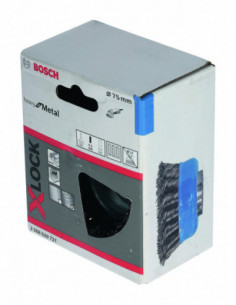 Comprar Cepillo de vaso anudados Heavy for Metal para amoladoras angulares X-LOCK (Ø 75). Ref: 2608620727 2