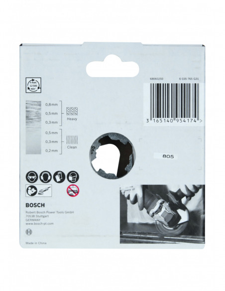 Rueda de alambre anudado Heavy for Metal para amoladoras angulares X-LOCK (Ø 115)