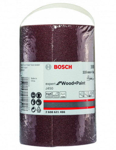 Rollo de paño de lija J450 Expert for Wood para...