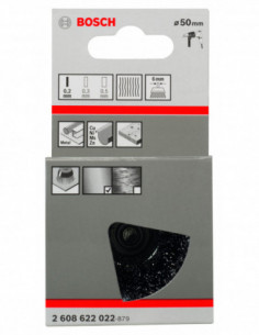 Comprar Cepillo de vaso ondulados Clean for Metal para taladros (Ø 50). Ref: 2608622022 2