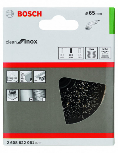 Cepillo de vaso ondulados Clean for Inox para...