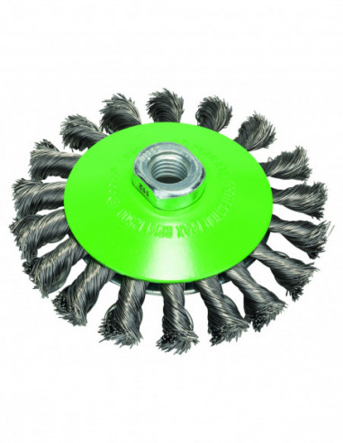 Comprar Cepillo cónico y anudado Heavy for Inox para amoladoras (Ø 115). Ref: 2608622109