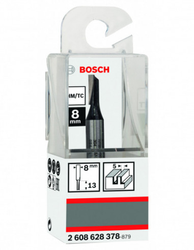 Fresa recta Standard for Wood, una acanaladura...