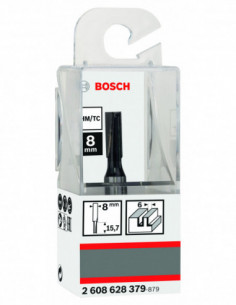 Comprar Fresa recta Standard for Wood con dos acanaladuras (Ø 6). Ref: 2608628379 2