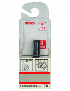 Comprar Fresa recta Standard for Wood con dos acanaladuras (Ø 11). Ref: 2608628384 2