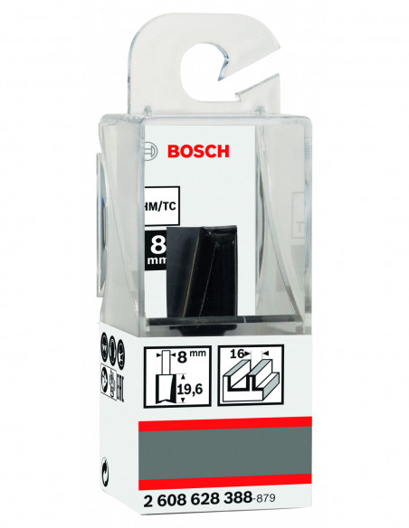 Fresa recta Standard for Wood con dos acanaladuras (Ø 16)