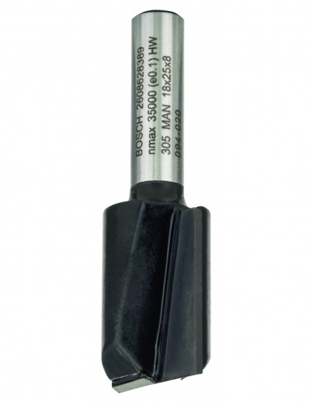 Comprar Fresa recta Standard for Wood con dos acanaladuras (Ø 18). Ref: 2608628389